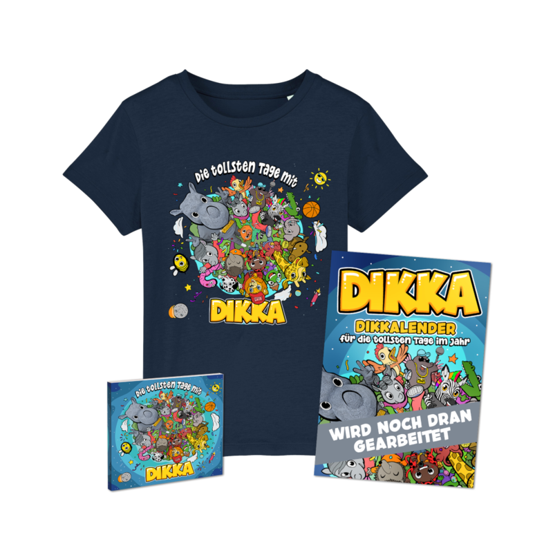 Die tollsten Tage mit DIKKA - Fan Bundle by DIKKA - CD + Kids Shirt + Calendar - shop now at Karussell store