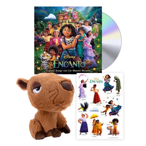 Encanto von Disney / O.S.T. - Exklusives Disney© Fan Bundle mit CD, Kuscheltier + Sticker jetzt im Karussell Store