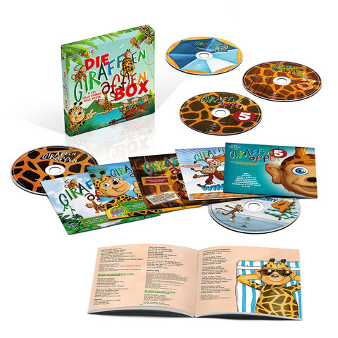 Die Giraffenaffen Box (Limitierte 5 CD Box) von Giraffenaffen - Boxset jetzt im Karussell Store
