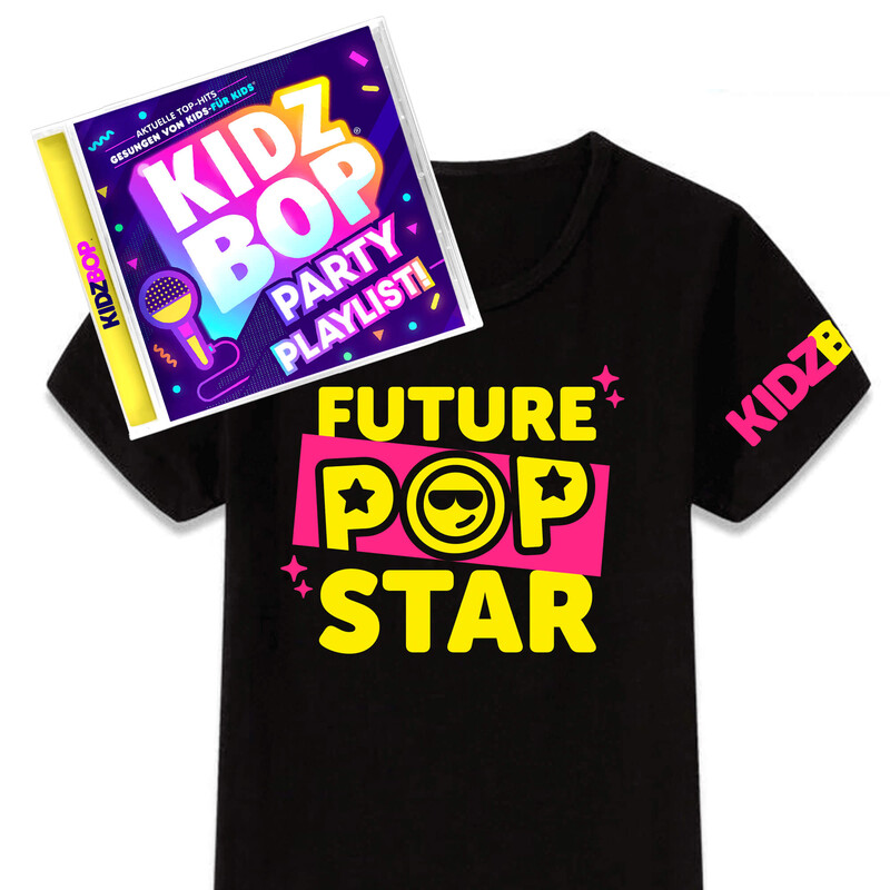 KIDZ BOP Party Playlist (Tolles Bundle: CD + T-Shirt) by KIDZ BOP Kids - Media - shop now at Karussell store