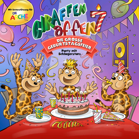 Giraffenaffen 7 - Die große Geburtstagsfeier (Party Mit Schlagerstars) by Giraffenaffen - CD - shop now at Karussell store