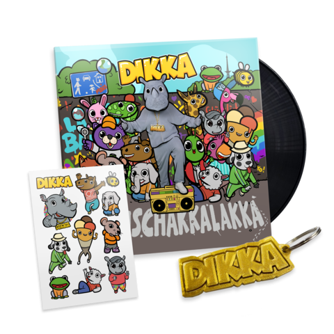 Boom Schakkalakka von DIKKA - Exkl. Fan Bundle: signierte LP + Tattoos + Schlüsselanhänger jetzt im Karussell Store