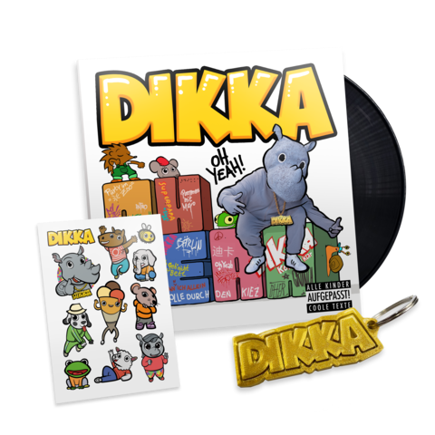 Oh Yeah! by DIKKA - Exkl. Fan Bundle: signierte LP + Tattoos + Schlüsselanhänger - shop now at Karussell store