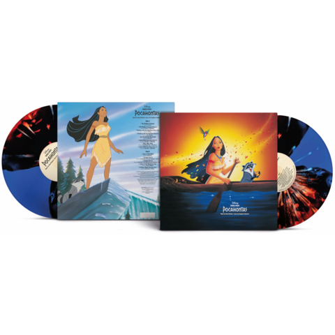 Songs from Pocahontas by Disney / Various Artists - 1LP (Butterfly effect – Blue + Red + White splatters) - shop now at Karussell store