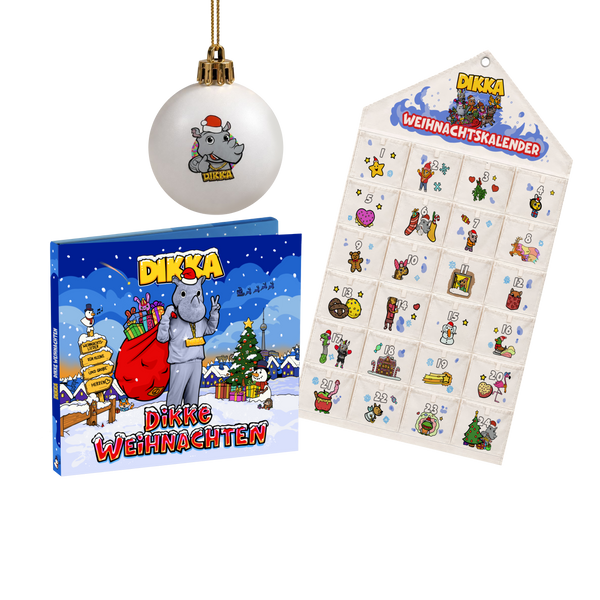 DIKKA - DIKKE Weihnachten (CD + Adventskalender )