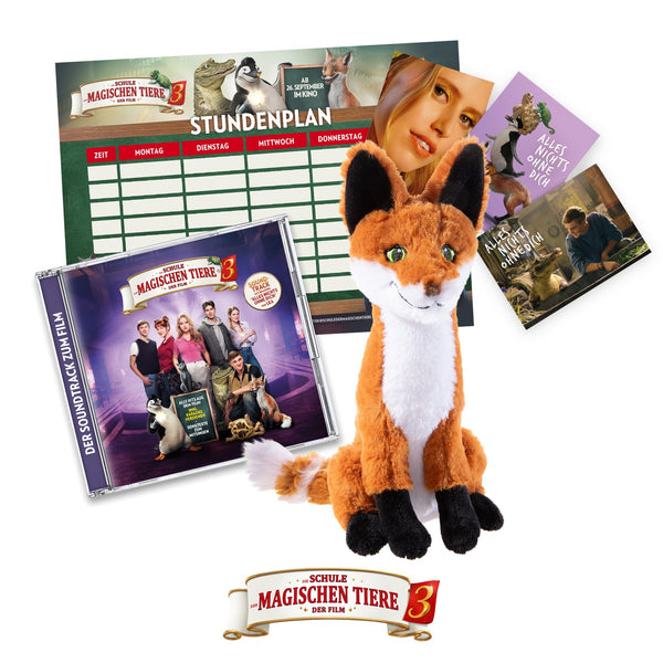 Die Schule der magischen Tiere - Die Schule der magischen Tiere 3 - Soundtrack zum Film (CD Bundle mit Rabbat Plüschtier)