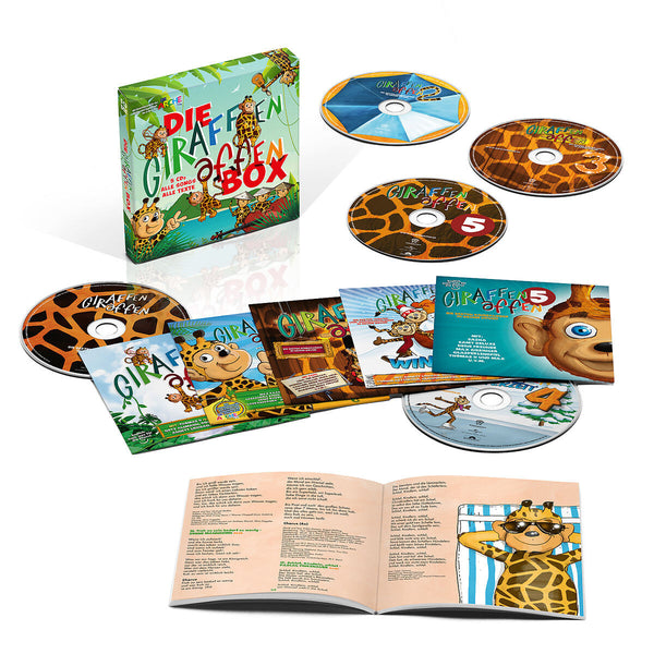 Giraffenaffen - Die Giraffenaffen Box (Limitierte 5CD Box)