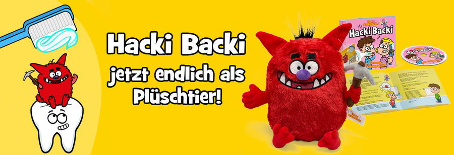 Hacki Backi Plüschtier Banner