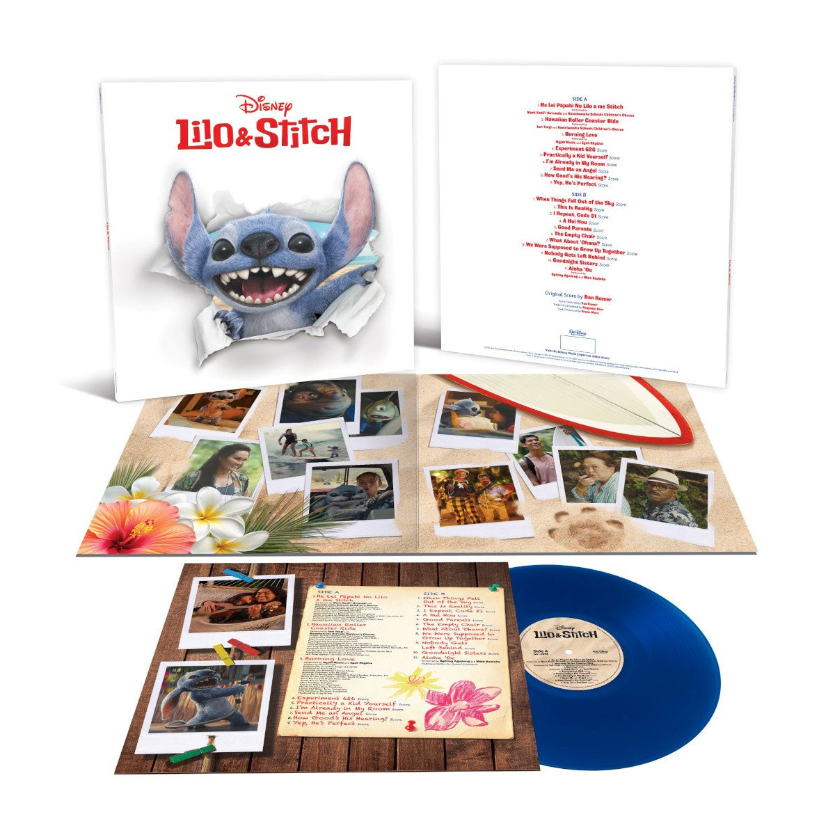 Mark Keali'i Ho'omalu Lilo & Stitch Blue LP 412947