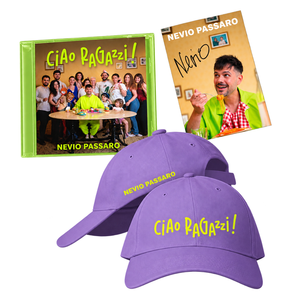 Nevio Passaro - Ciao ragazzi! ( CD + Signed Artcard + Cap)