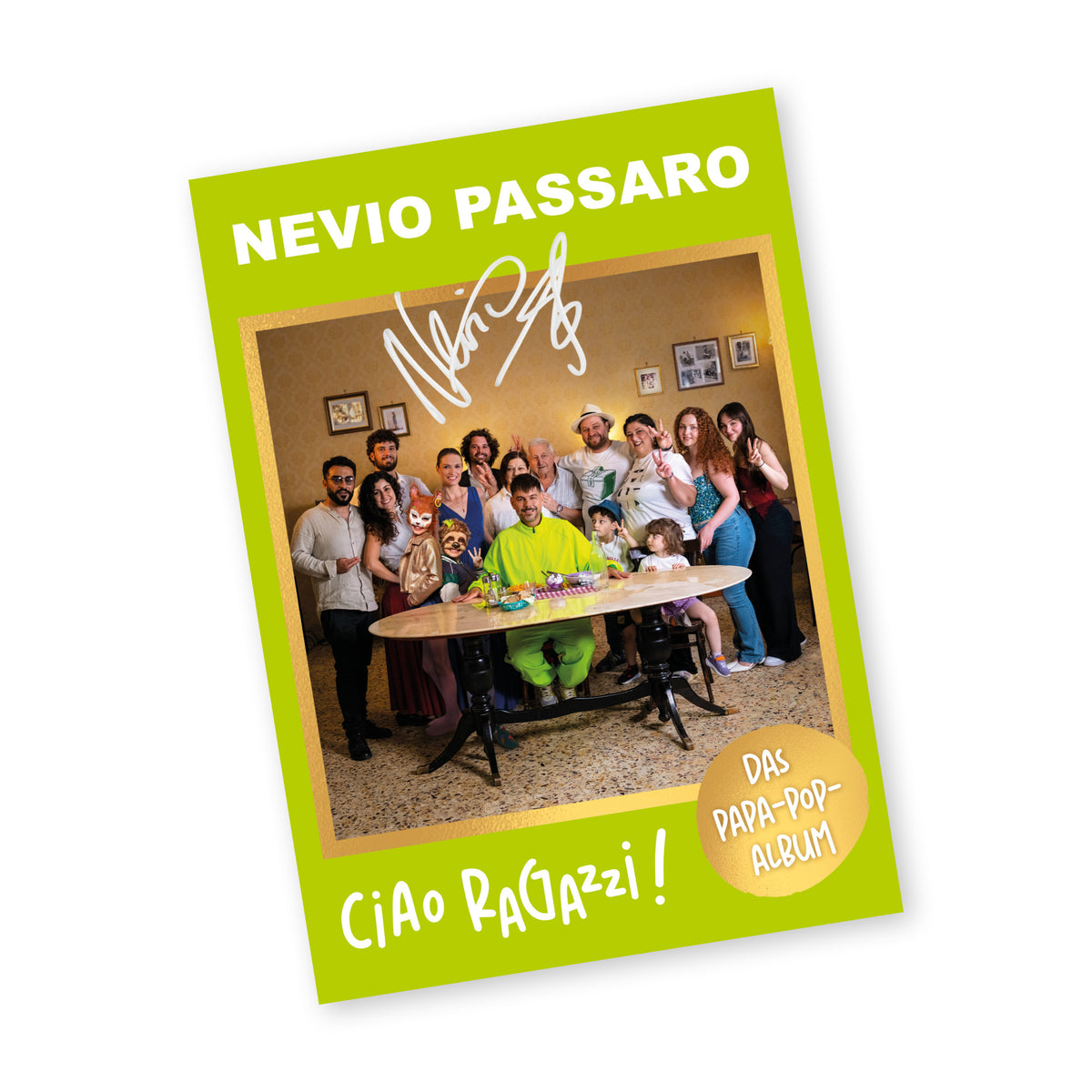 Nevio Passaro Ciao ragazzi! CD + Signed Artcard + Cap 461021