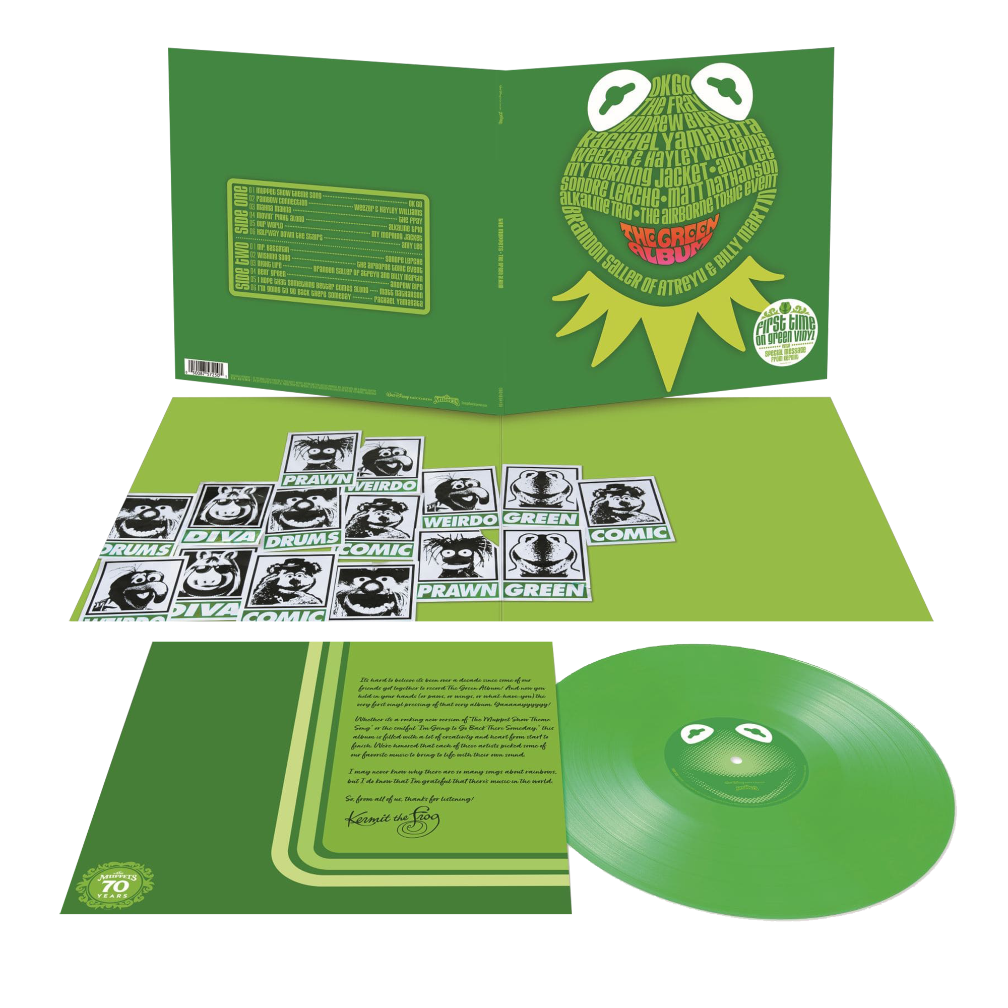 The Muppets The Muppets: The Green Album LP (Green Vinyl) 408589