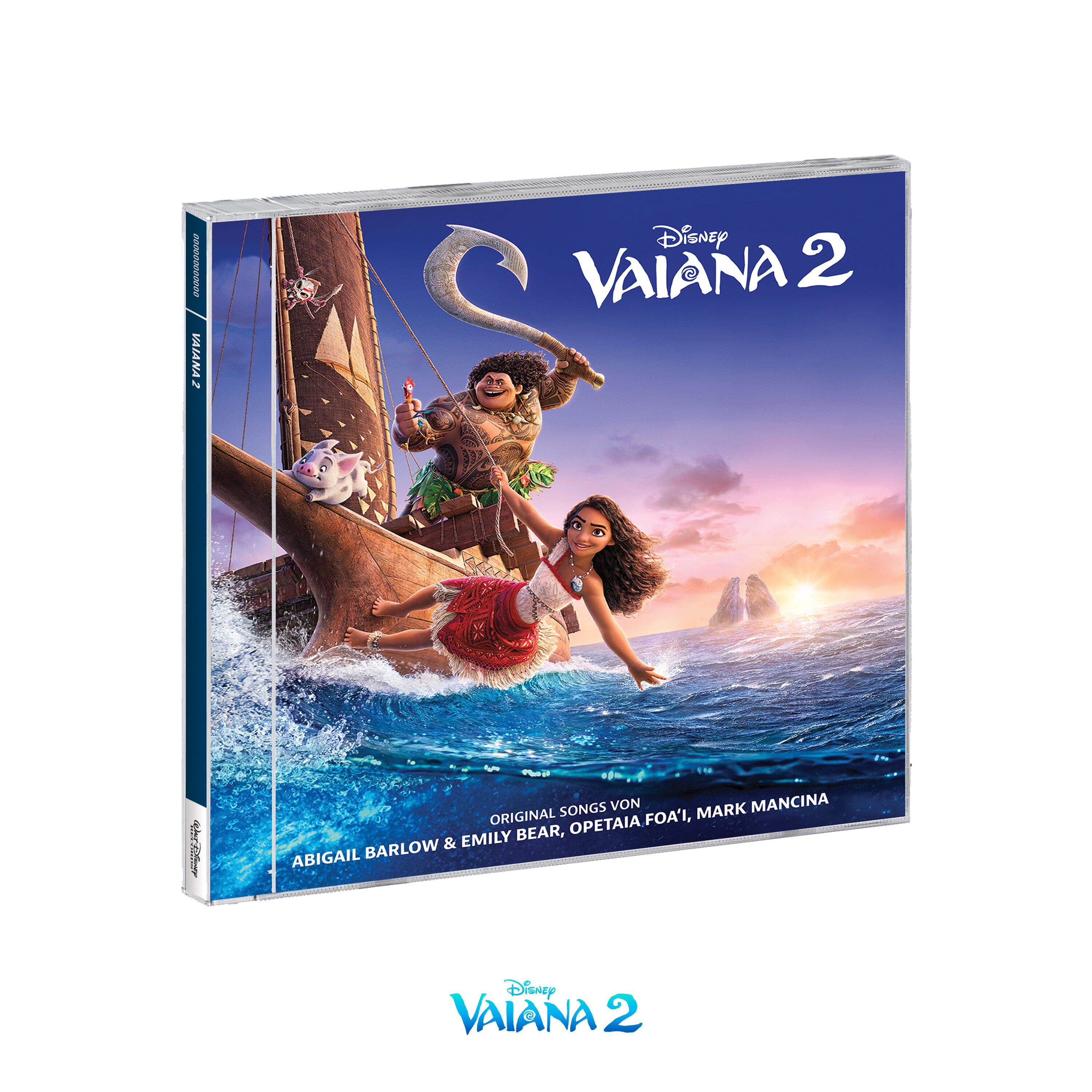 Various Artists Vaiana 2 Hörspiel Fan Bundle mit Soundtrack CD, Pua und Activity Card 399694